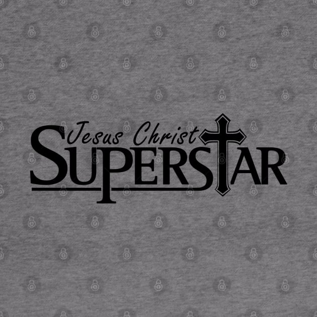 Christian Tshirt Design Jesus Christ Super Star by Javacustoms